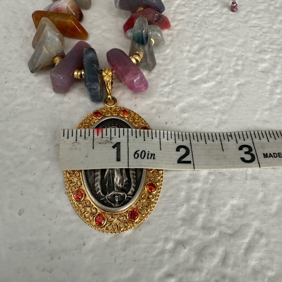 Adjustable Door or Wall Hanging with Guadalupe Virgin Medallion - Picture 5 of 9